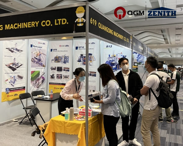 QGM-ZENITH представит больше решений для изготовления бетонных блоков в 2022 году PHILCONSTRUCT