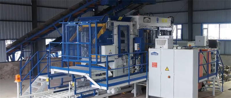 В Африке запущен полностью автоматизированный проект по производству многослойного бетонного кирпича.