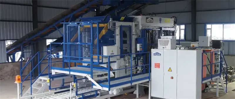 В Африке запущен полностью автоматизированный проект по производству многослойного бетонного кирпича.