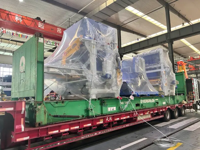Крупномасштабная линия по производству кирпича Quangong Machinery на 1500 штук снова отправляется за границу